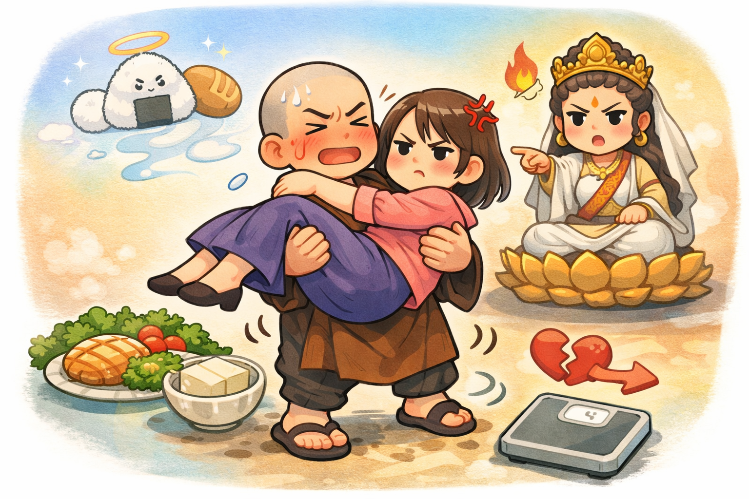 お姫様抱っこ、できると思ったのに…！