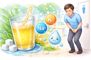 頻尿で尿量が増加すると電解質が失われるって本当？