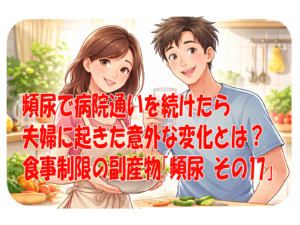 頻尿で病院通いを続けたら夫婦に起きた意外な変化とは？食事制限の副産物「頻尿 その17」