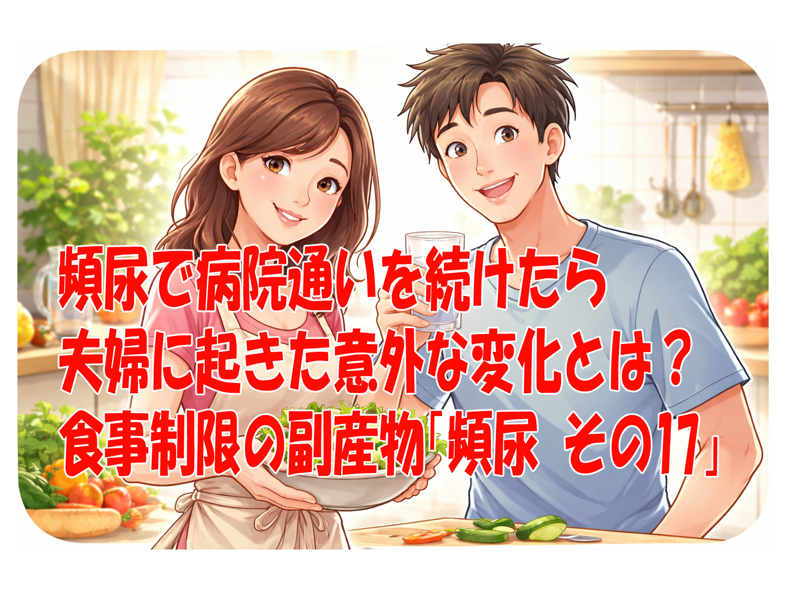 頻尿で病院通いを続けたら夫婦に起きた意外な変化とは？食事制限の副産物「頻尿 その17」