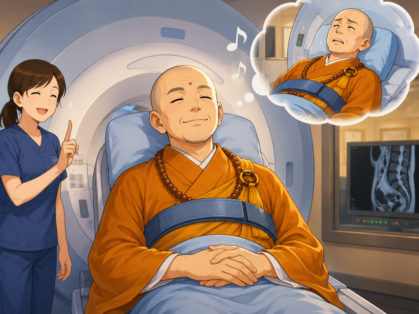 【前立腺MRI体験談】20分間でまさかの爆睡！？頻尿検査より寝返りの方が心配だった話