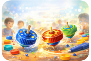 キャップ駒の魅力とは？手作りコマの楽しさと遊び方が広がる身近なおもちゃ