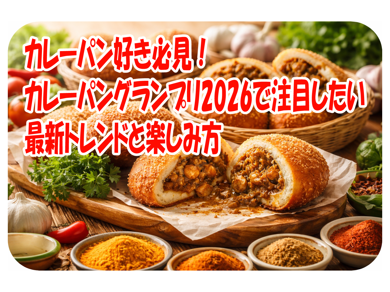 カレーパン好き必見！カレーパングランプリ2026で注目したい最新トレンドと楽しみ方