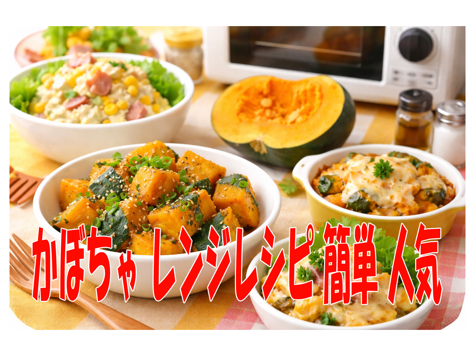 かぼちゃ レンジレシピ 簡単 人気