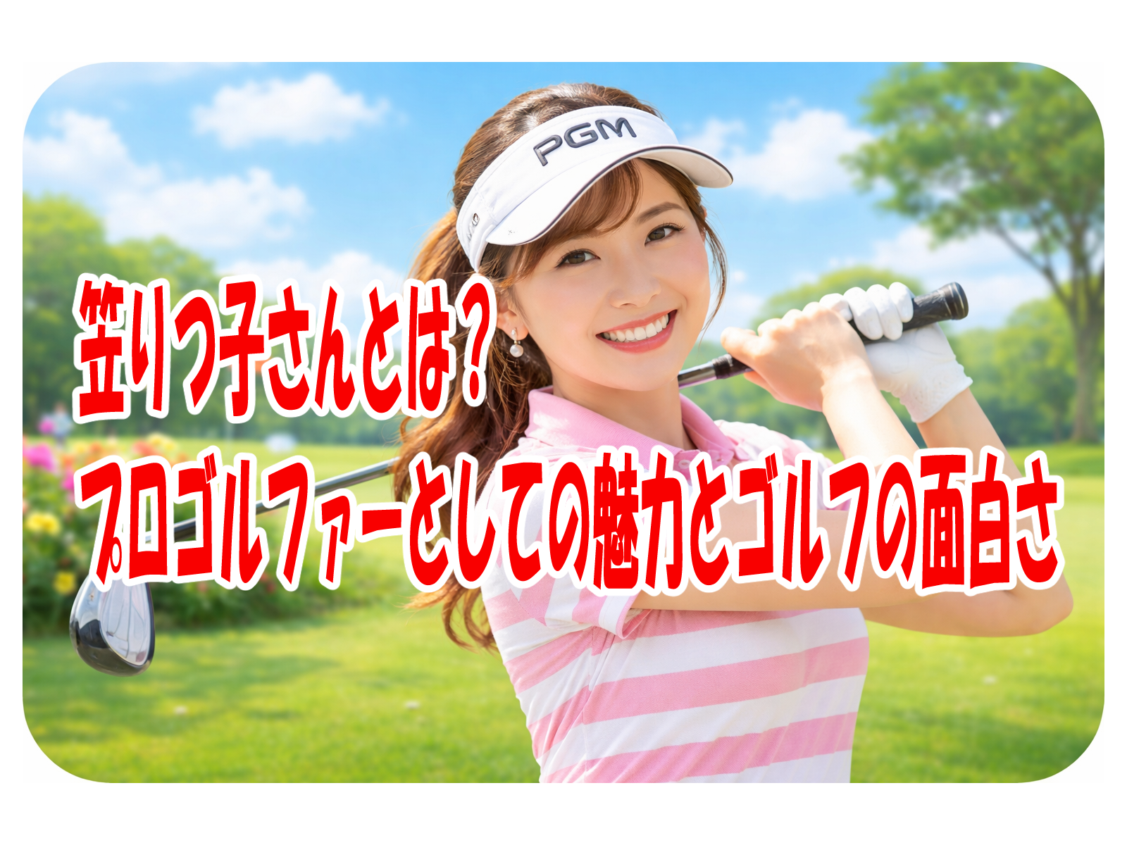 笠りつ子さんとは？プロゴルファーとしての魅力とゴルフの面白さ