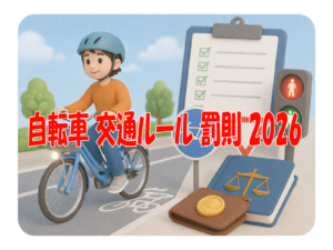自転車 交通ルール 罰則 2026
