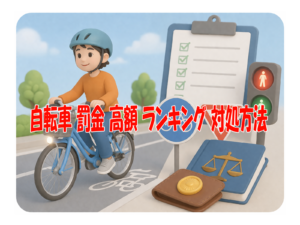 自転車 罰金 高額 ランキング 対処方法