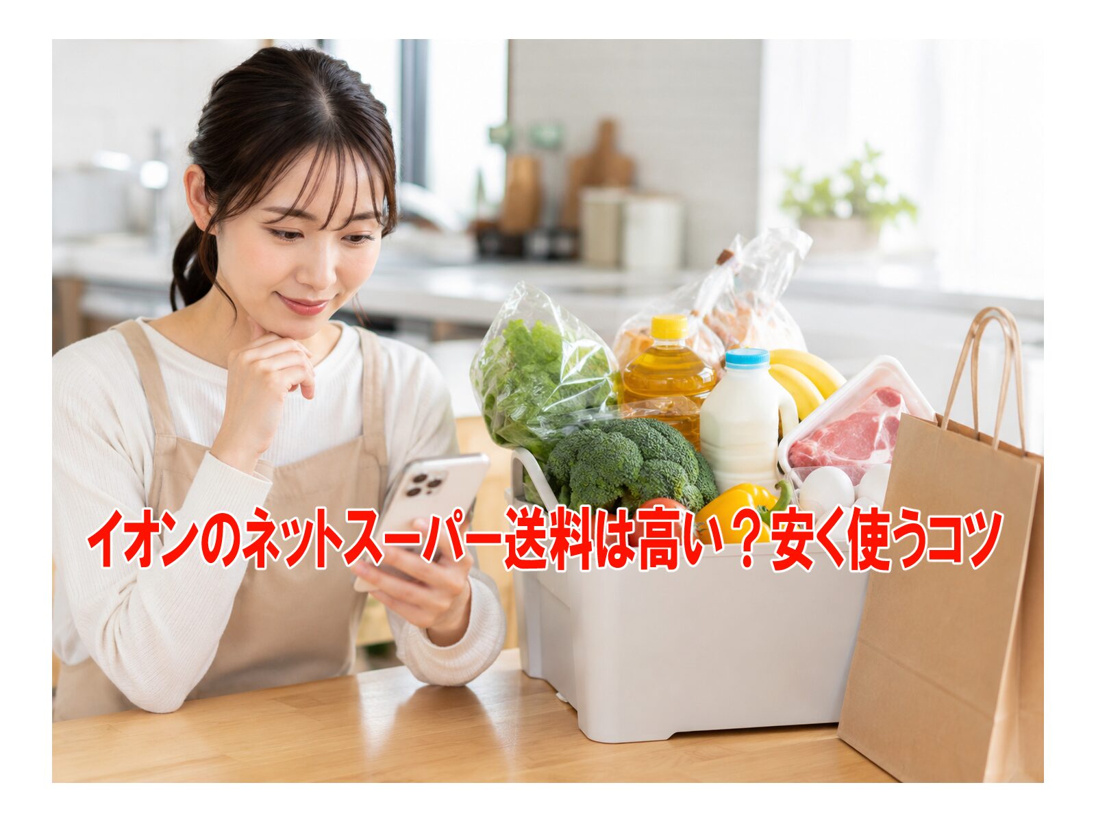 イオンのネットスーパー送料は高い？安く使うコツ
